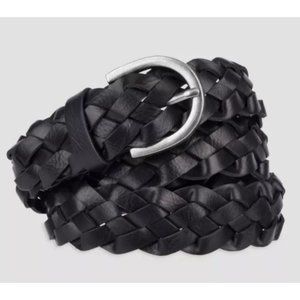 1X 2X Plus Size Braid Belt Ava & Viv Black